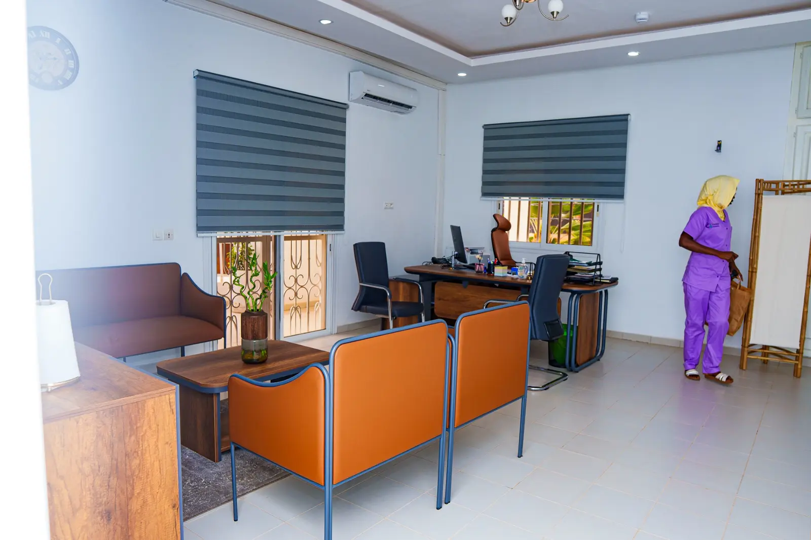 Accueil administratif du centre